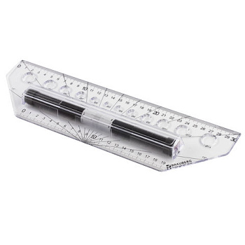 Рейсшина роликовая 30см Brauberg 210647