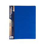 Папка с боковым металл. прижимом А4 синяя 2205547,Expert Premier Волокно 700 мкм 20мм