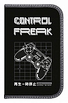 Пенал 1 секц. бол. Schoolformat Твоя игра (ПКБС-ТИ) 19х11,5см картон, полиэстер, soft touch, молния черный