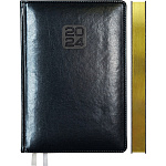 Ежедневник А5 2024 Синий, deVENTE. Bravo 160л 2232405 срез золотой