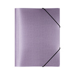 Папка с резинкой А5 ежевика, лен, Expert ЕС210425072, пластик, 25мм 600мкм