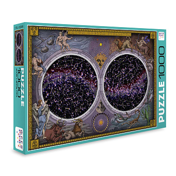 Пазлы 1000 элем Карта звездного неба PZL-1000/04 (48*68см)