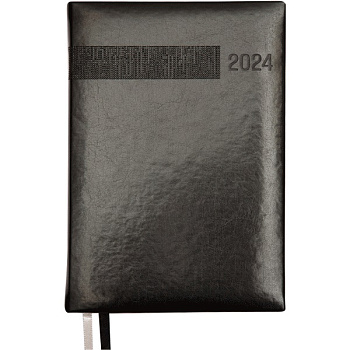 Ежедневник А5 2024 Черный, deVENTE. Matrix 160л 2232458