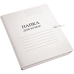 Папка с завязками 290г немелов. картон Attomex 3077409