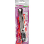 Нож канцелярский 18мм Attache 954213 металл направляющие