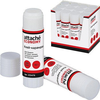 Клей-карандаш  36гр Attache PVA основа 255476
