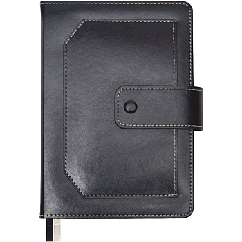 Ежедневник А5 черный deVENTE. Denver, 136л 2234504 недатированный