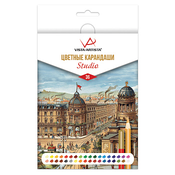 Карандаши 36цв Vista-Artista.Studio VACPS-36