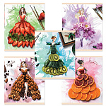 Тетрадь А5, 48 л., ПЗБМ, Мода-природа, 027464 скоба, клетка, конгрев, выборочный TWIN лак