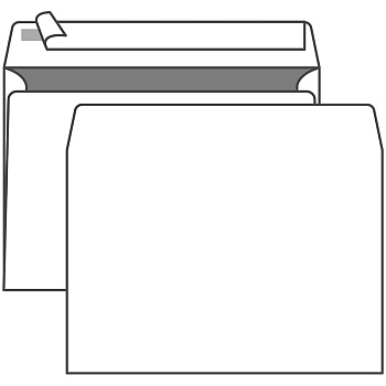 Конверт 162*229мм отрывная полоса, внутренняя запечатка STRIP