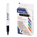Маркер перманентный Черный 1-2мм Alingar AL523/BK