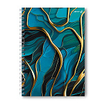 Тетрадь А4 80л Светоч. Витраж, 01576 спираль, клетка, тверд. обложка