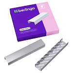 Скобы для степлера №24/8 Berlingo, оцинкованные, 1000шт. DSk_24800 до 50л