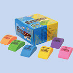 Ластик Centrum 82436 Neon маленький фигурный со скошенным краем