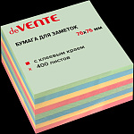 Блок самокл. 76*76мм 4цв 400л пастель deVENTE 2010526