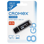 Флэш карта USB 8GB CROMEX Ultra USB 2.0, черный, 514157