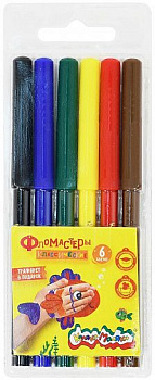 Фломастеры 6цв Каляка-Маляка ФКМ06 вентилируемый колпачок 3+