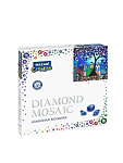 Алмазная мозаика 30х30 см  Сказочный городок, M-10594 частичная выкладка, стразы разного размера, картонная упаковка