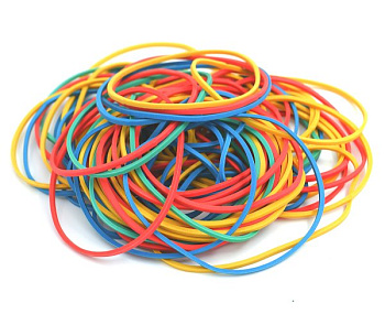 Резинки д/денег 200гр d-60мм Workmate, 14-2917 цветная