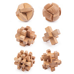 Набор Головоломок деревянных №57, 6шт DLS-23