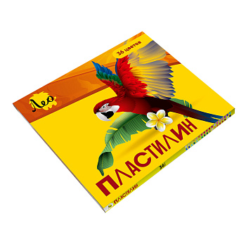 Пластилин 36цв Лео. Ярко. 720гр LBMC-0136
