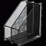 Лоток вертик. металл. 2 отд Черный deVENTE 3041001, 16x29,5x31,5см