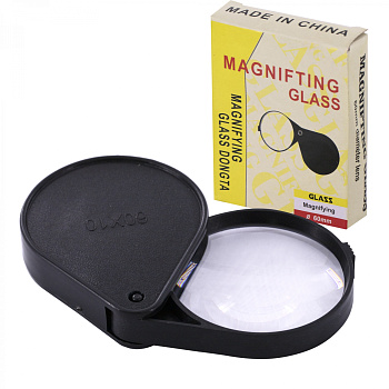 Лупа d 60мм 5 кратное увеличение, складная Alingar, AL8994