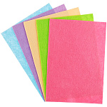 Фетр цветной 5цв 5л А4 толщ. 2мм ArtSpace Фц5_38034, пастель