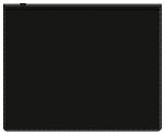 Папка на молнии ZIP Бюрократ -1657950, A5 черная, цвет молнии черный 0.15мм