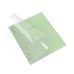 Тетрадь с пласт. обл. 18л клетка ErichKrause Классика, 62181 зеленая