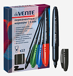 Маркер перманент. deVENTE черный, 5043734, пулевидный, 5мм