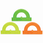 Транспортир пластиковый 180гр*10см 210620 Brauberg прозрачный