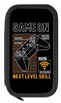 Пенал 2 секц. Schoolformat. Джойстик ПК2-ДЖС, 190х105мм молния