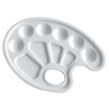 Палитра овальная Луч 9С469-08 пластиковая 22*16см