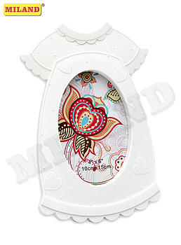 Фоторамка Малышка, 10*15см пластик белая ФР-9634