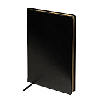 Ежедневник А5 недат Черный/ золотой срез 3-693/02 Megapolis Nebraska