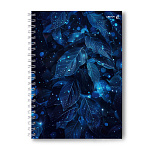 Тетрадь А4 80л Светоч. Капли дождя, 01574 спираль, клетка, тверд. обложка