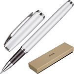 Ручка гелевая Attache Selection Elegance, 901720 сереб.корп , синий, футляр