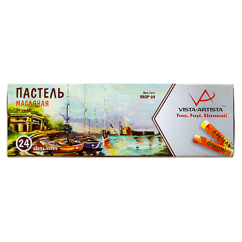 Пастель масляная 24цв Vista-Artista Studio VAOP-24