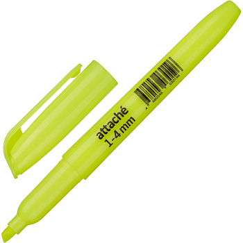 Текстовыделитель Желтый 1-4мм Attache 257232
