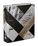 Папка-регистратор 75мм Wood&Stone Trend A4 гранит EC752702, ламинированная