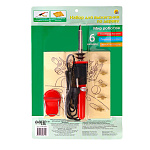 Набор д/выжигания по дереву Мир роботов НР-8547 (2 плашки 15см, выжигатель) блистер