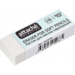 Ластик Attache, 1019192, 61x21x11мм, картонный держатель, синтетич. каучук