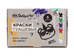 Краски гуашь 6цв*20мл ПандаРог Креатив 15-5850
