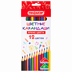 Карандаши 12цв ПИФАГОР пластиковые, 182048
